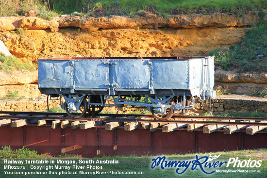 Railway turntable in Morgan, South Australia