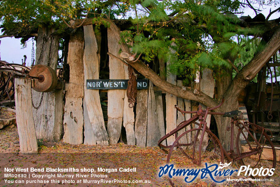 Nor West Bend Blacksmiths shop, Morgan Cadell