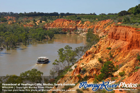 Houseboat at Headings Cliffs, Murtho, South Australia