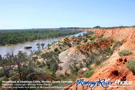 Houseboat at Headings Cliffs, Murtho, South Australia