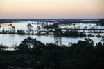 Last light at Pikes Creek near Paringa