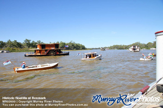 Historic floatilla at Renmark