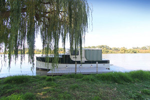 Milk boat at Caloote, Murraylands, South Australia