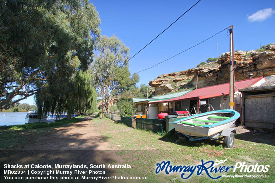 Shacks at Caloote, Murraylands, South Australia