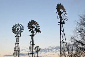 Windmills at Wellington, South Australia