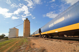 Railways and Silos at Cowangie, Victoria