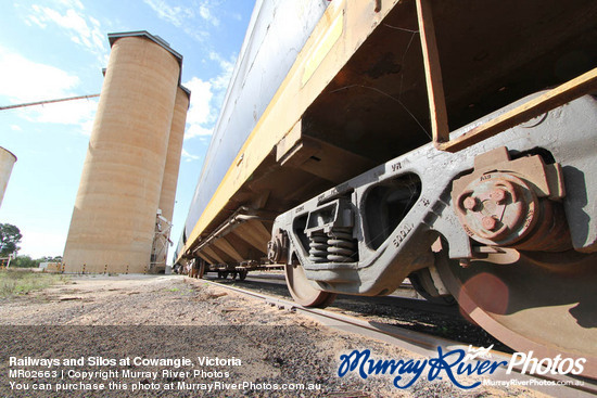 Railways and Silos at Cowangie, Victoria