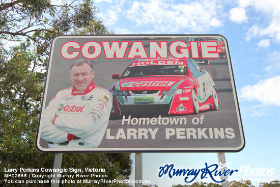 Larry Perkins Cowangie Sign, Victoria