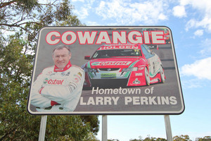 Larry Perkins Cowangie Sign, Victoria