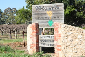 Langhorne Creek town sign