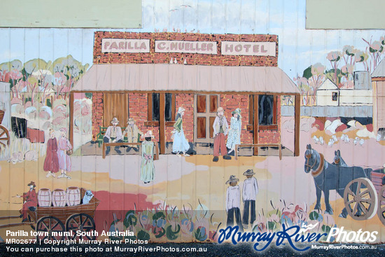 Parilla town mural, South Australia