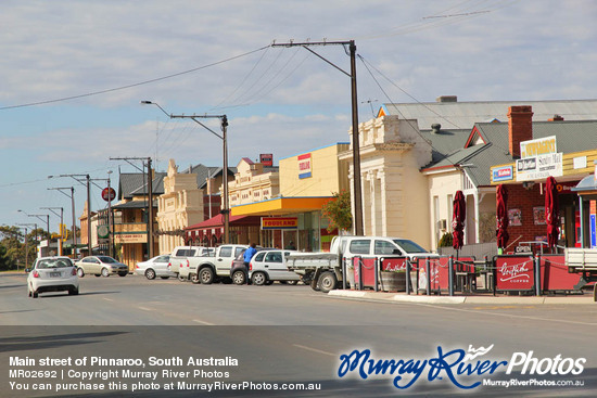 Main street of Pinnaroo, South Australia