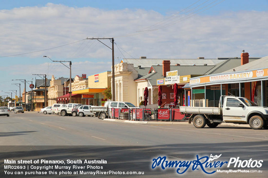 Main street of Pinnaroo, South Australia