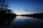 Sunrise on the Murray River at Border Cliffs