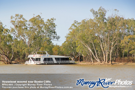 Houseboat moored near Border Cliffs