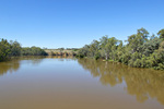 Cliffs and riverscape down river from Morgan