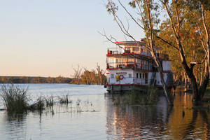 PS Marion moored in Blanchetown, South Australia