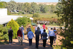 Visitors enjoying stroll around Burk Salter Wines