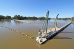 Lock 1 during a high river, Blanchetown.