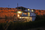 PS Marion moored at Big Bend, down river of Swan Reach