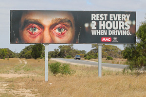 Rest every 2 hours MAC sign, Moorlands