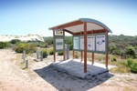 Informaiton bay in the Coorong at 28 Mile Crossing