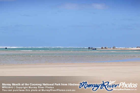 Murray Mouth at the Coorong National Park from Hindmarsh Island