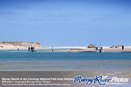 Murray Mouth at the Coorong National Park from Hindmarsh Island
