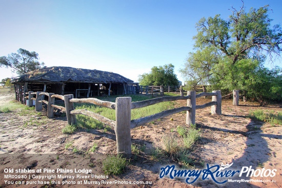 Old stables at Pine Plains Lodge