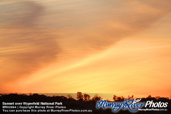 Sunset over Wyperfeld National Park