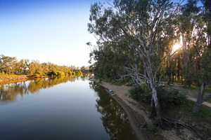Murray River on sunrise at Tocumwal
