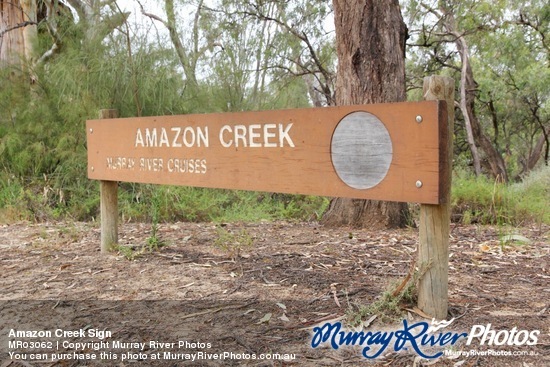 Amazon Creek Sign