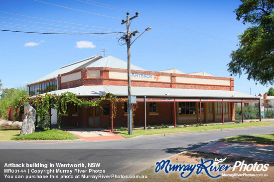 Artback building in Wentworth, NSW