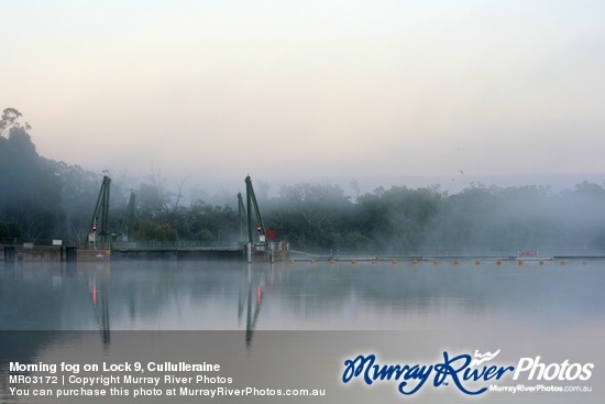 Morning fog on Lock 9, Cullulleraine