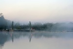 Morning fog on Lock 9, Cullulleraine