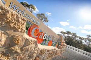 Cadell Valley entrance sign