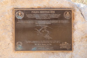 South Australian Police Memorial Plaque