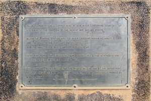 Major Thomas Mitchell plaque, Curlwaa