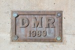 DMR plaque on the Wentworth Bridge