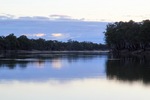 Sunset over the Murray River at Wemen, Victoria