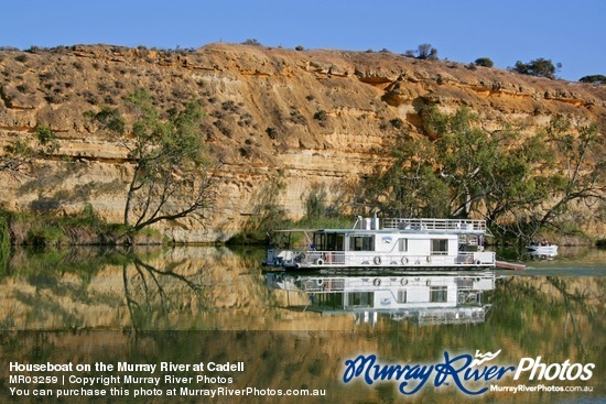 Houseboat on the Murray River at Cadell