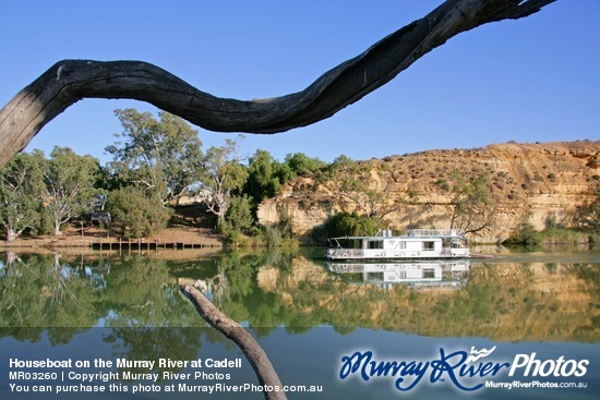 Houseboat on the Murray River at Cadell