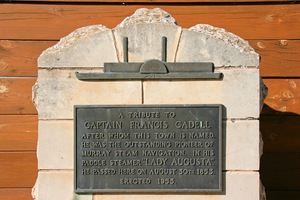 Captain Francis Cadell tribute, Cadell