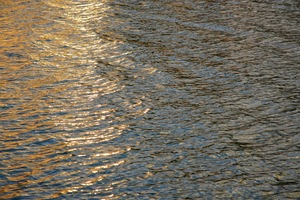 Last light reflections on Murray River near Cadell