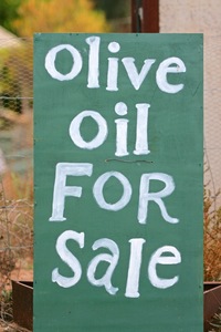 Olive Oil for Sale in Cadell sign