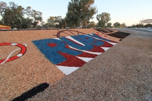 Welcome sign by Wentworth Shire for PS Ruby