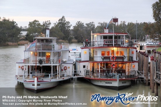 PS Ruby and PS Marion, Wentworth Wharf