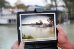 iPad view of paddle boats at Wentworth