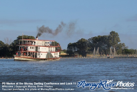 PS Marion at the Murray Darling Confluence and Lock 11