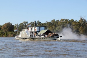 PS Oscar W blow down at the Murray Darling Confluence